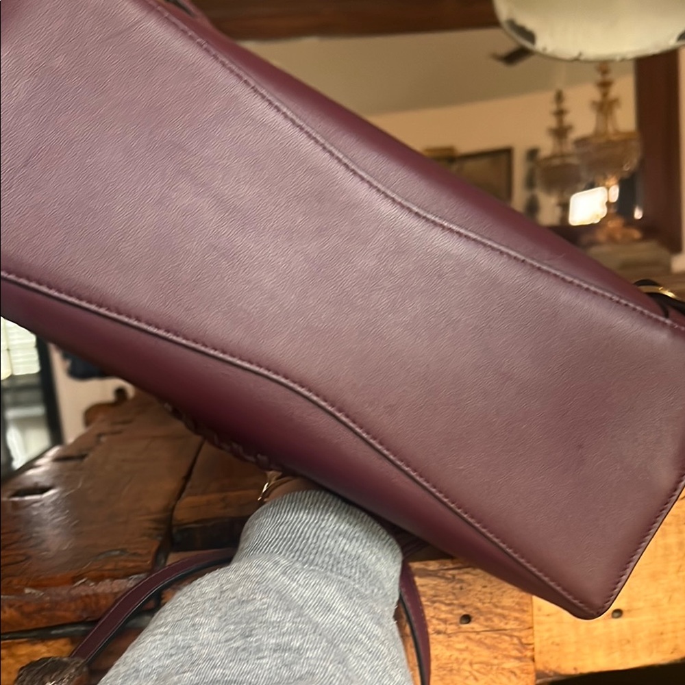 Balenciaga Burgundy Leather Handbag - Picture 5 of 6